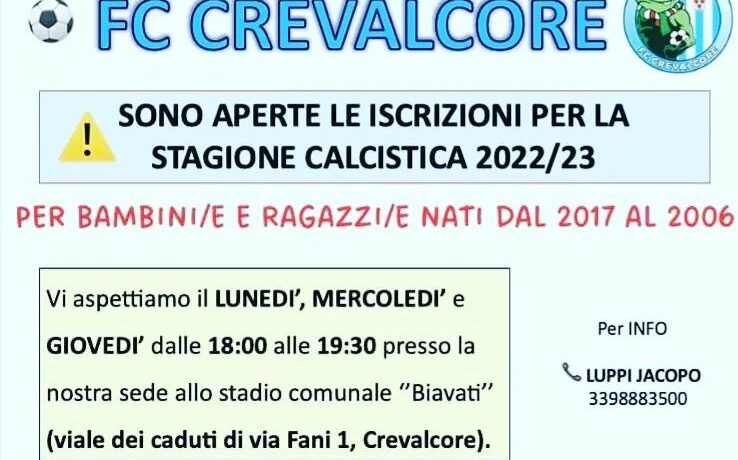 Iscrizioni aperte!